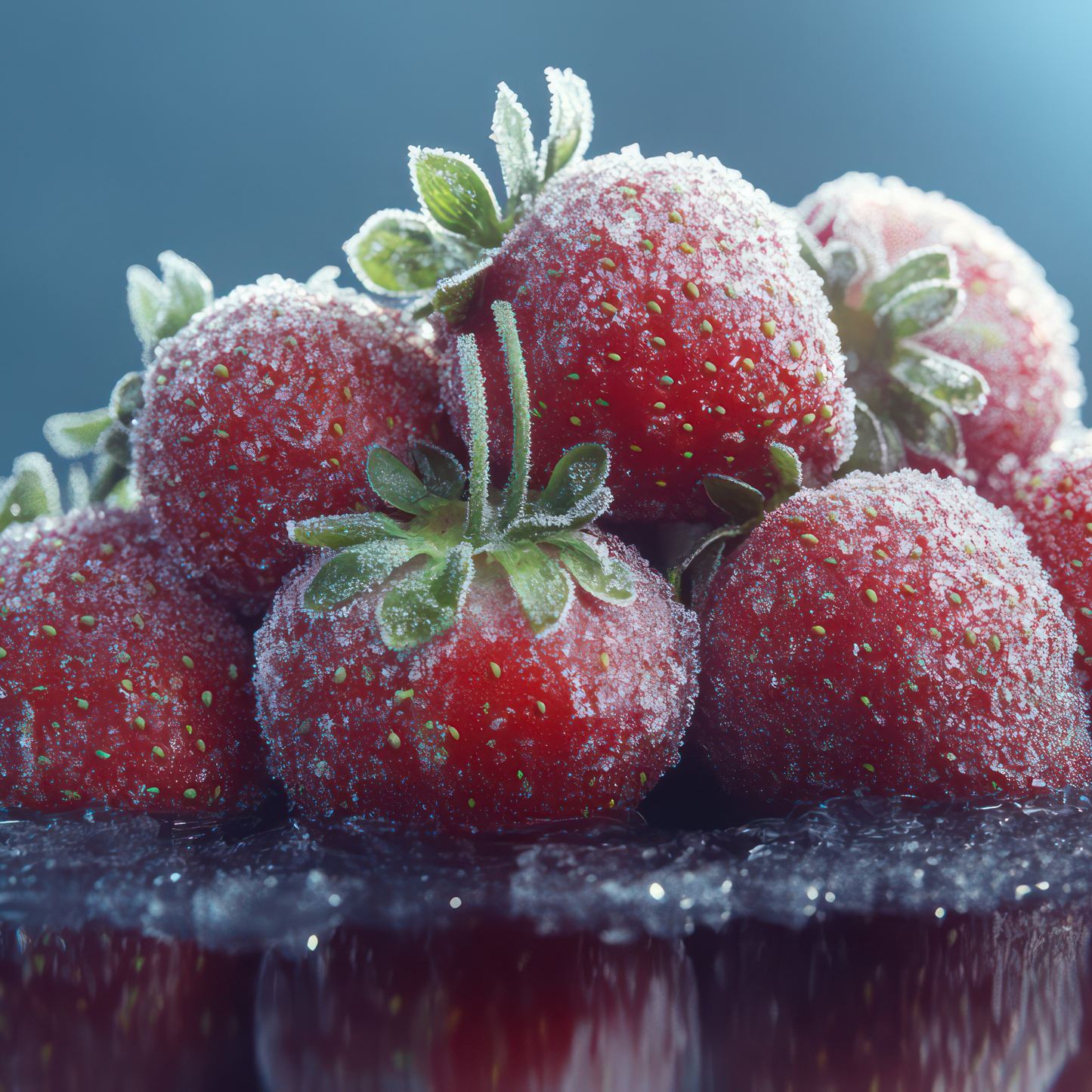 苺壱笑｜冷凍プレミアムいちご（約5kg／1kg × 5袋）　湧き水と千年の竹林が育てた命の果実を、たっぷり5kgそのまま瞬間凍結。