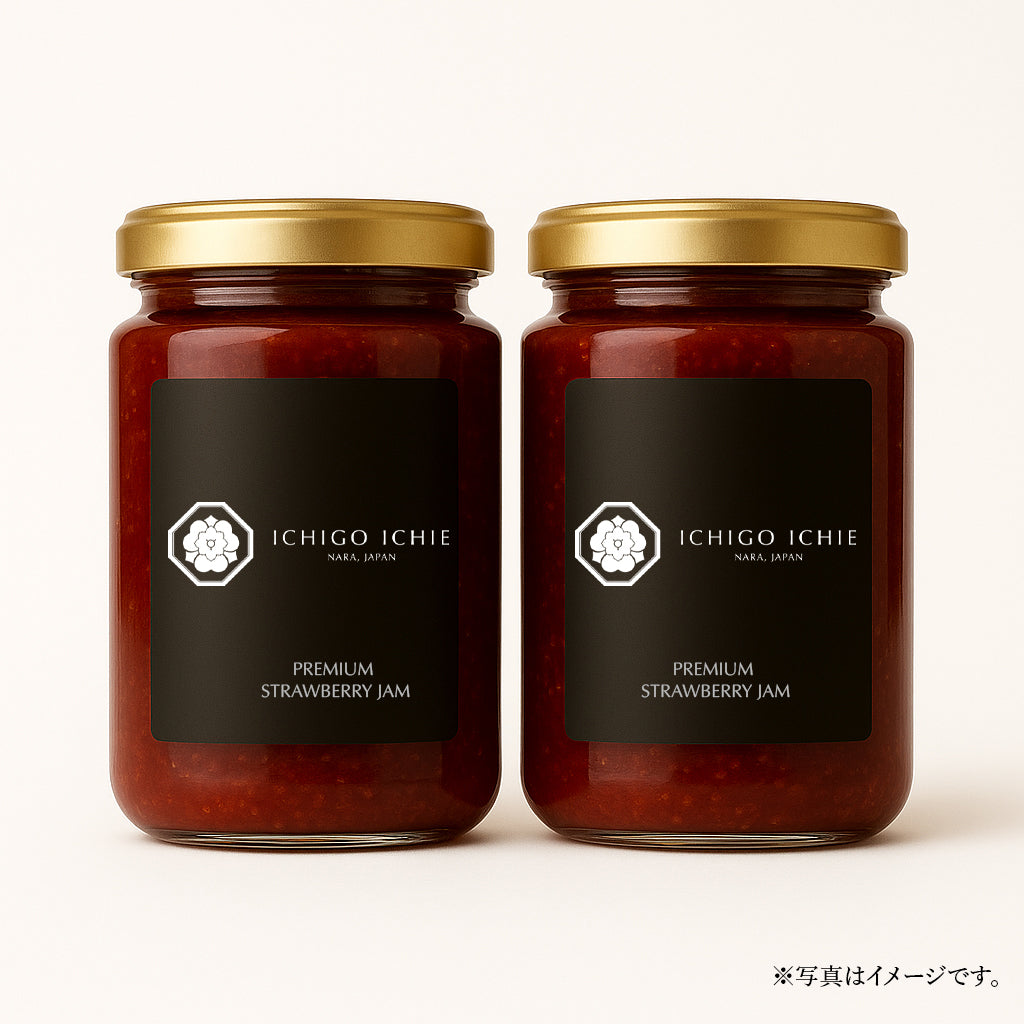 ICHIGO ICHIE プレミアムストロベリージャム〈果実ゴロッと150ml×2本セット〉